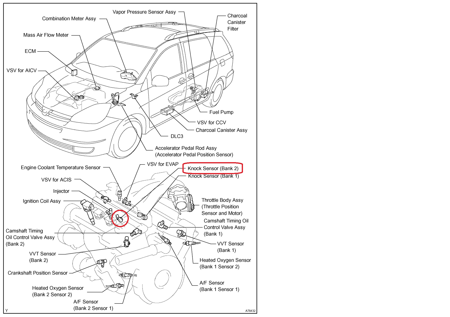 2004 TOYOTA SIENNA 3.3L V6 Motor De Arranque