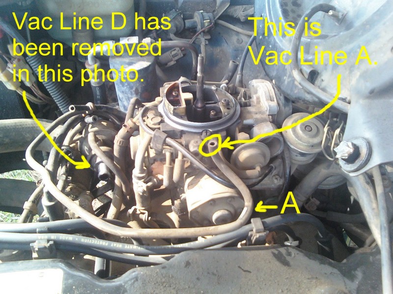 Como se conectan las mangueras del carburador de motor z24 ... si engine diagram 