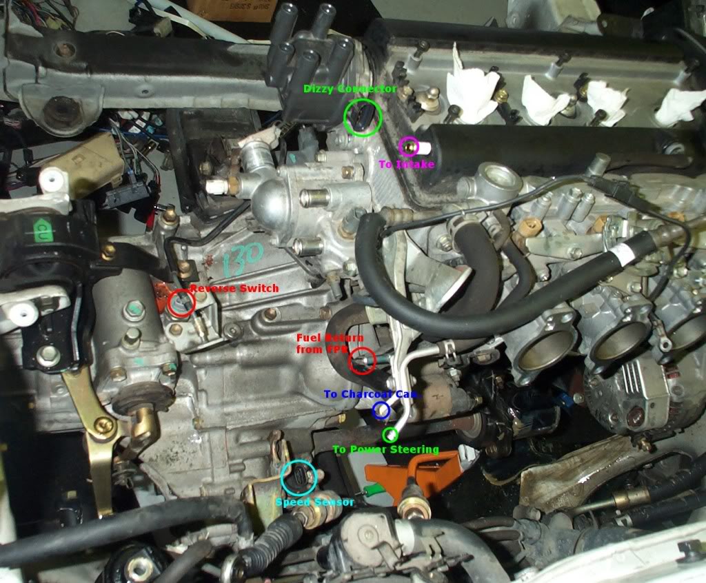Guia Completa de Sensores del motor Toyota 4AGE 20v Tapa Negra 95 toyota camry engine diagram 