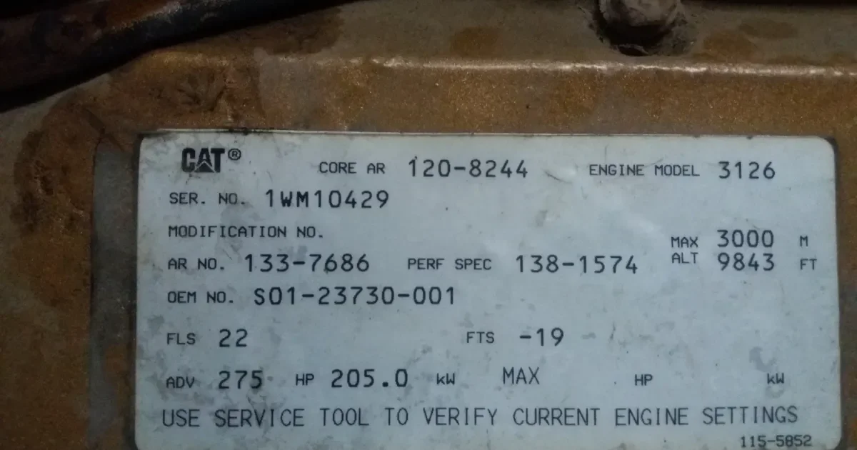 Caterpillar Caterpillar 3126 no puedo escanear. No hay comunicacion entre el escaner y la ecu