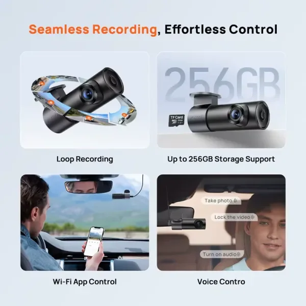 70mai Dash Cam M310 Plus 2K: La cámara de coche perfecta para tu seguridad