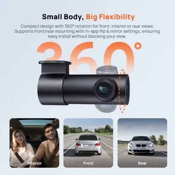 70mai Dash Cam M310 Plus 2K: La cámara de coche perfecta para tu seguridad