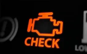 testigo de check engine encendido