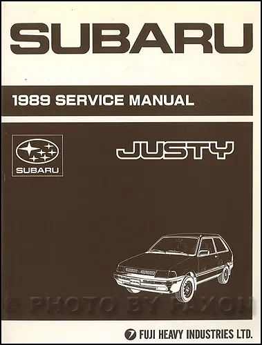 Subaru Manual de Servicio Subaru Justy