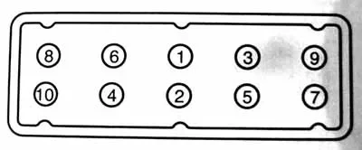 Pares de apriete de culata de motores Toyota